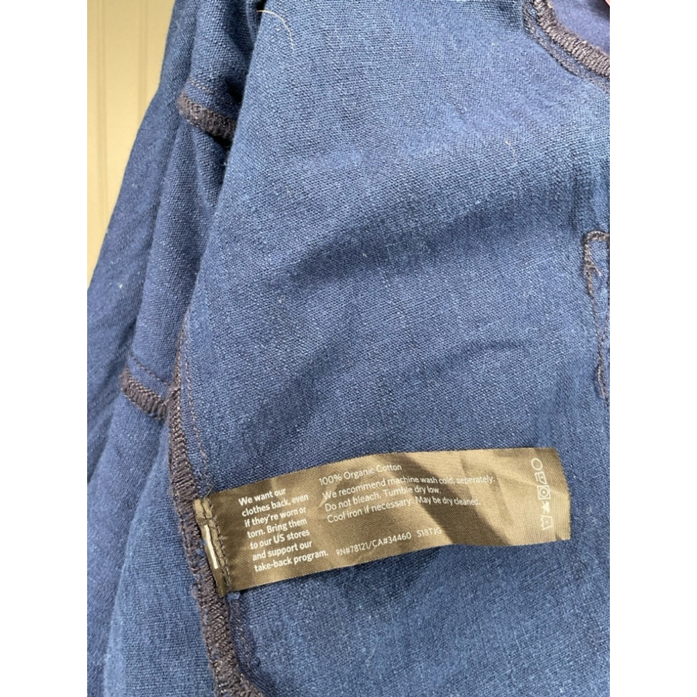 Women's Eileen Fisher Indigo Organic Cotton Jacket - Picture 5 of 5